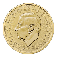 1oz 2023 King Charles III Royal Mint Gold Britannia Coin Obverse