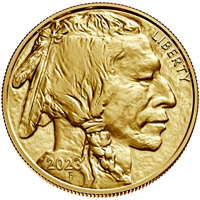 Obverse of 2023 American Buffalo Gold Coin - Obverse