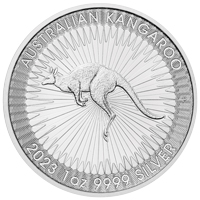 Reverse of 2023 Perth Mint Silver Kangaroo