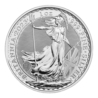 2023 King Charles III Royal Mint Silver Britannia Reverse