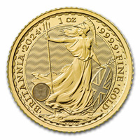 1oz 2024 King Charles III Royal Mint Gold Britannia Coin Reverse