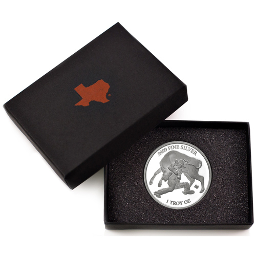 Buy 2024 Texas Silver Round with Texas Gift Box