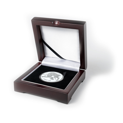Buy 2024 Texas Silver Round with Wooden Display Case *Texas Edition*