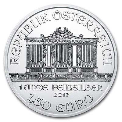 Reverse of 2017 Austrian Silver Philharmonic