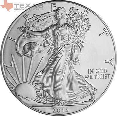 Obverse of American Silver Eagle (Any Year)