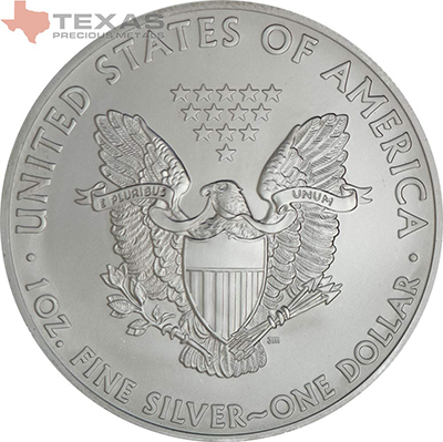 Reverse of American Silver Eagle (Any Year)