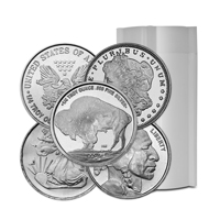 Quarter oz Silver Coins or Rounds - Tube of 25