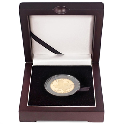 Buy 2019 Texas Gold Round with Wooden Display Box